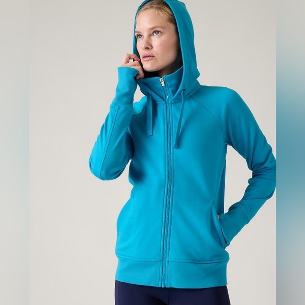 Athleta Triumph Zip Up Hoodie With Pockets Excellent Condition